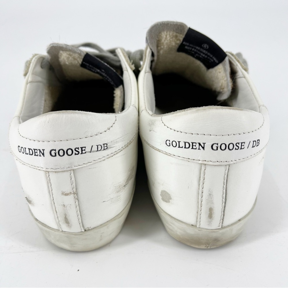 Golden Goose Super Star Leopard Calf Hair Low Top Sneakers 39 - Picture 6 of 14